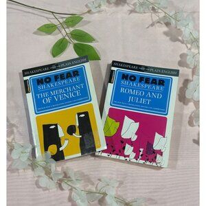 No Fear Shakespeare Books The Merchant Of Venice & Romeo And Juliet Bundle 2003